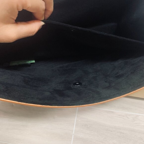 Dyson Storage Bag For Hair Dryer Airwrap Velvet Black/Copper Magnetic Closure - Picture 12 of 15